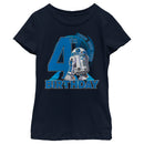 Girl's Star Wars R2-D2 4th Birthday T-Shirt