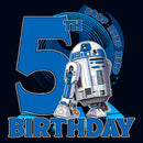 Girl's Star Wars R2-D2 5th Birthday T-Shirt