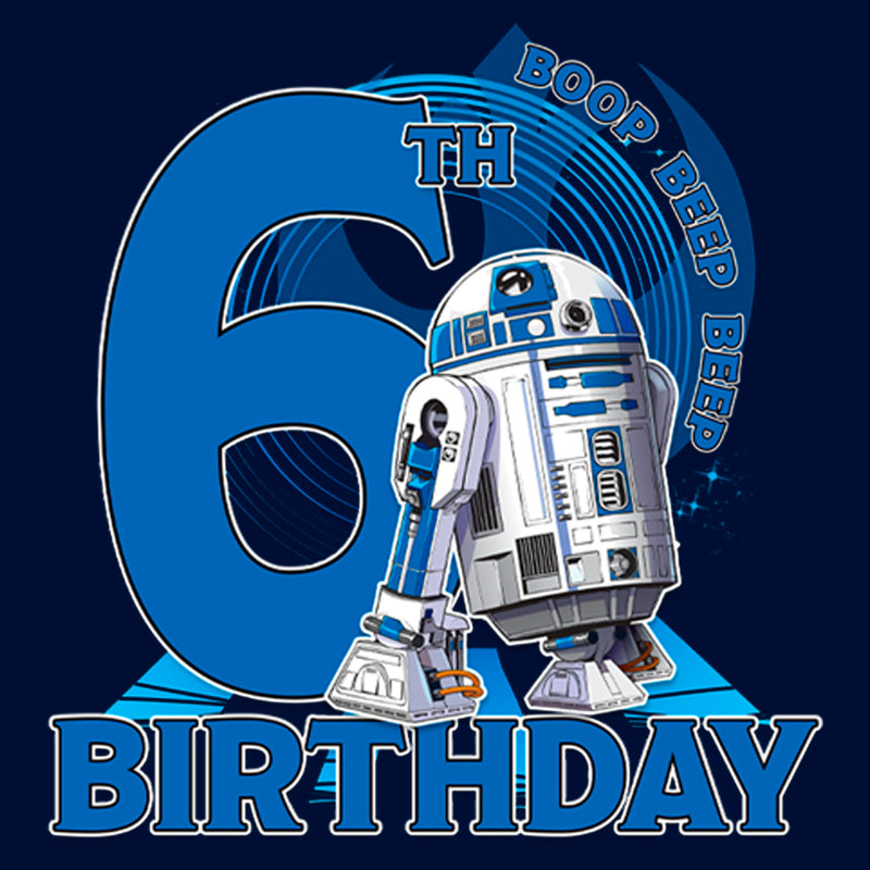 Boy's Star Wars R2-D2 6th Birthday T-Shirt