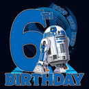 Girl's Star Wars R2-D2 6th Birthday T-Shirt