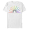 Men's Star Wars Lightsaber Rainbow T-Shirt