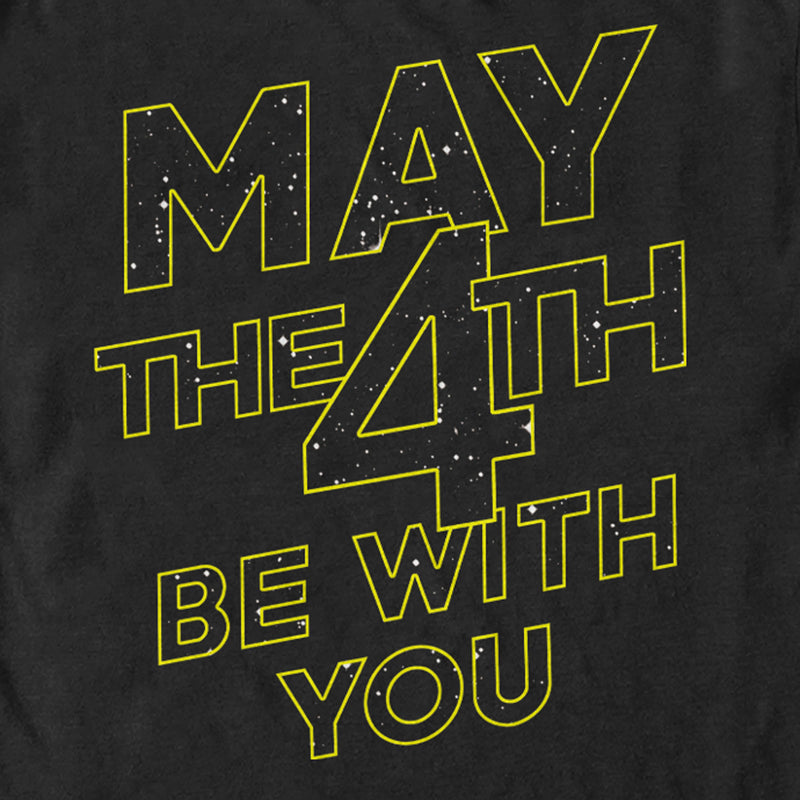 Men's Star Wars May the 4th Be With You Stars T-Shirt
