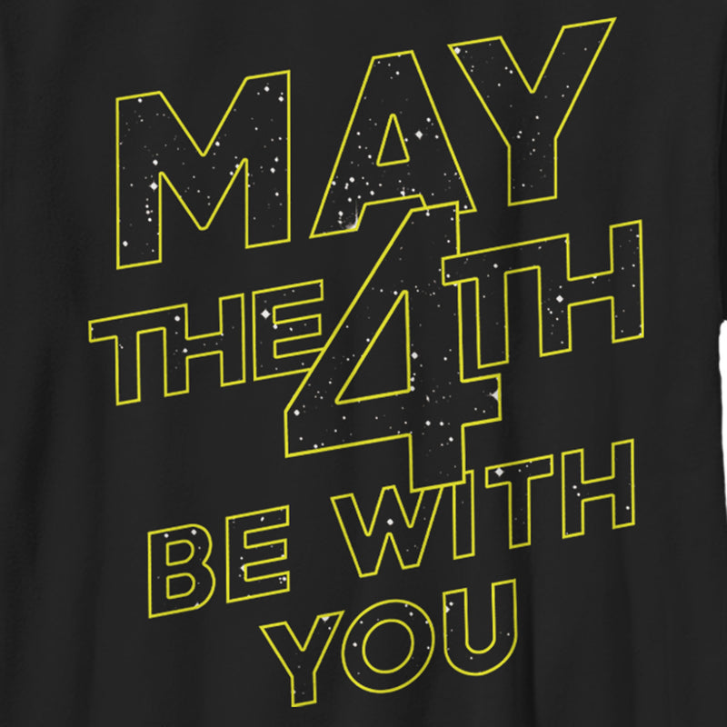 Boy's Star Wars May the 4th Be With You Stars T-Shirt