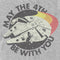 Men's Star Wars Retro Millennium Falcon May the 4th Be With You T-Shirt