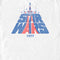 Men's Star Wars Patriotic X-Wing 1977 Logo Stripes T-Shirt