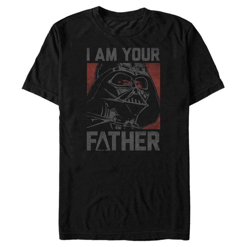 Men's Star Wars I Am Your Father Darth Vader Retro Portrait T-Shirt