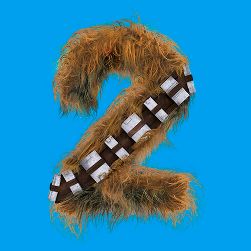 Boy's Star Wars Hairy Chewbacca 2nd Birthday T-Shirt