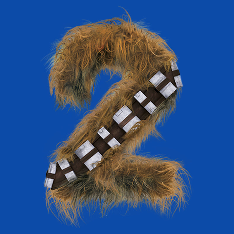 Boy's Star Wars Hairy Chewbacca 2nd Birthday T-Shirt