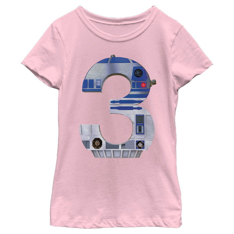 Girl's Star Wars R2-D2 3 Years T-Shirt