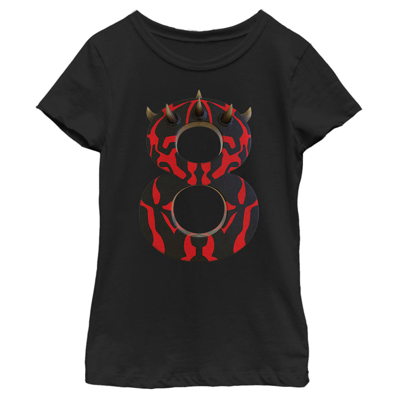 Girl's Star Wars Maul 8 Years T-Shirt