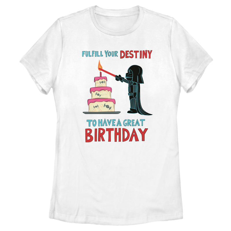 Women's Star Wars Darth Vader Fulfill Your Destiny T-Shirt