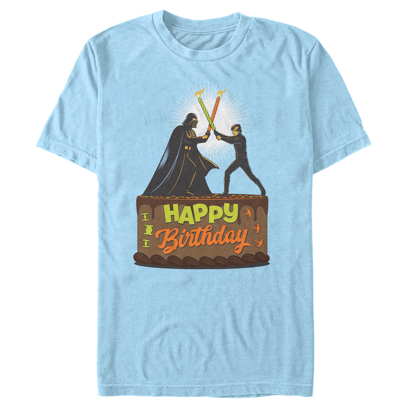 Men's Star Wars Happy Birthday Duel Cake T-Shirt