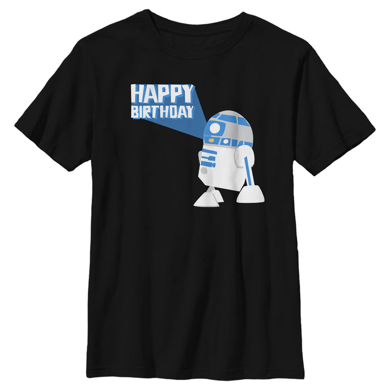 Boy's Star Wars R2-D2 Happy Birthday T-Shirt