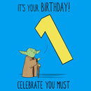 Boy's Star Wars Yoda Celebrate You Must T-Shirt