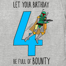 Women's Star Wars Boba Fett 4th Birthday Full of Bounty T-Shirt