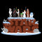 Junior's Star Wars Birthday Cake Logo T-Shirt