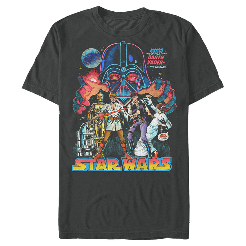 Men's Star Wars A New Hope Comic Book Cover T-Shirt