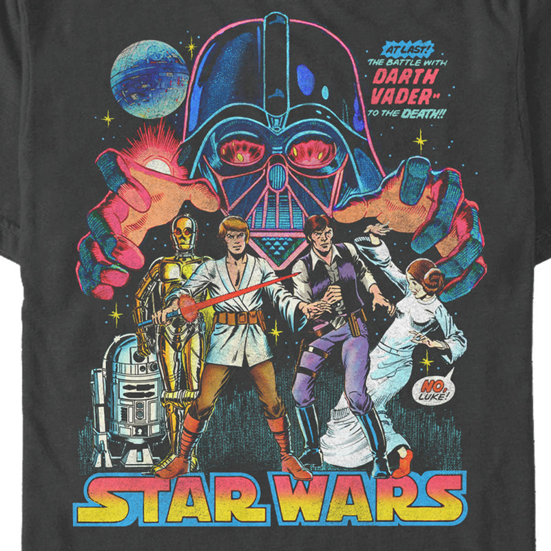 Men's Star Wars A New Hope Comic Book Cover T-Shirt