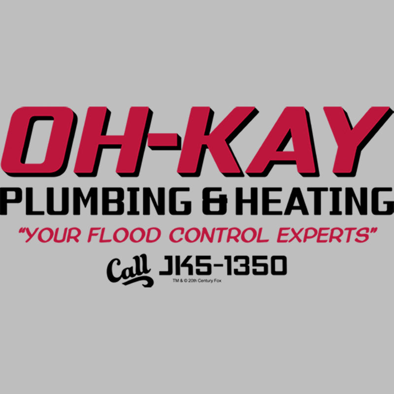 Men's Home Alone Oh-Kay Plumbing & Heating T-Shirt