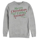 Men's Home Alone Distressed Merry Christmas Ya Filthy Animal Sweatshirt