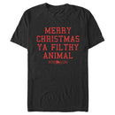 Men's Home Alone Merry Christmas Ya Filthy Animal T-Shirt