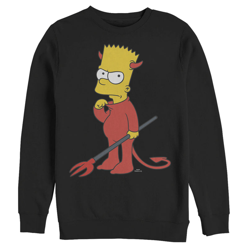 Men's The Simpsons Devil Bart Sweatshirt