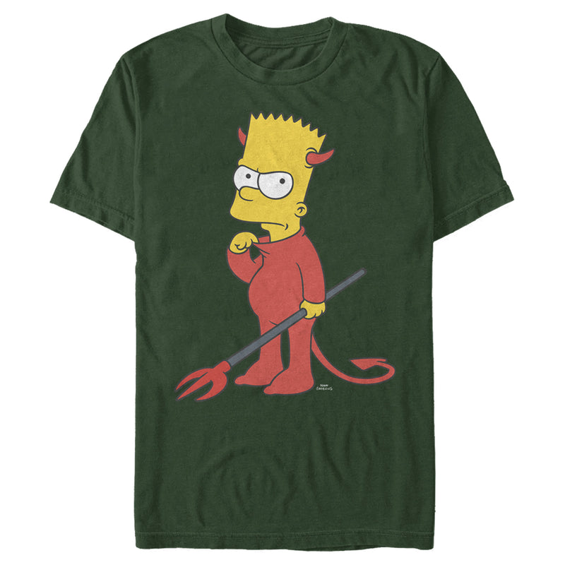 Men's The Simpsons Devil Bart T-Shirt