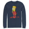 Men's The Simpsons Devil Bart Long Sleeve Shirt