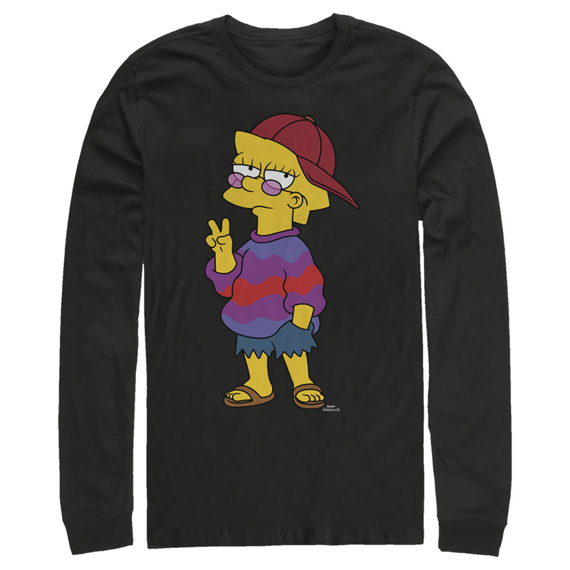 Men's The Simpsons Cool Lisa Long Sleeve Shirt