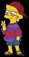 Men's The Simpsons Cool Lisa Pull Over Hoodie