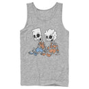 Men's The Simpsons Skeleton Bart and Lisa Tank Top