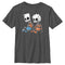 Boy's The Simpsons Skeleton Bart and Lisa T-Shirt