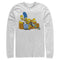 Men's The Simpsons Classic Family Couch Long Sleeve Shirt