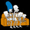 Men's The Simpsons Skeleton Family on Couch T-Shirt