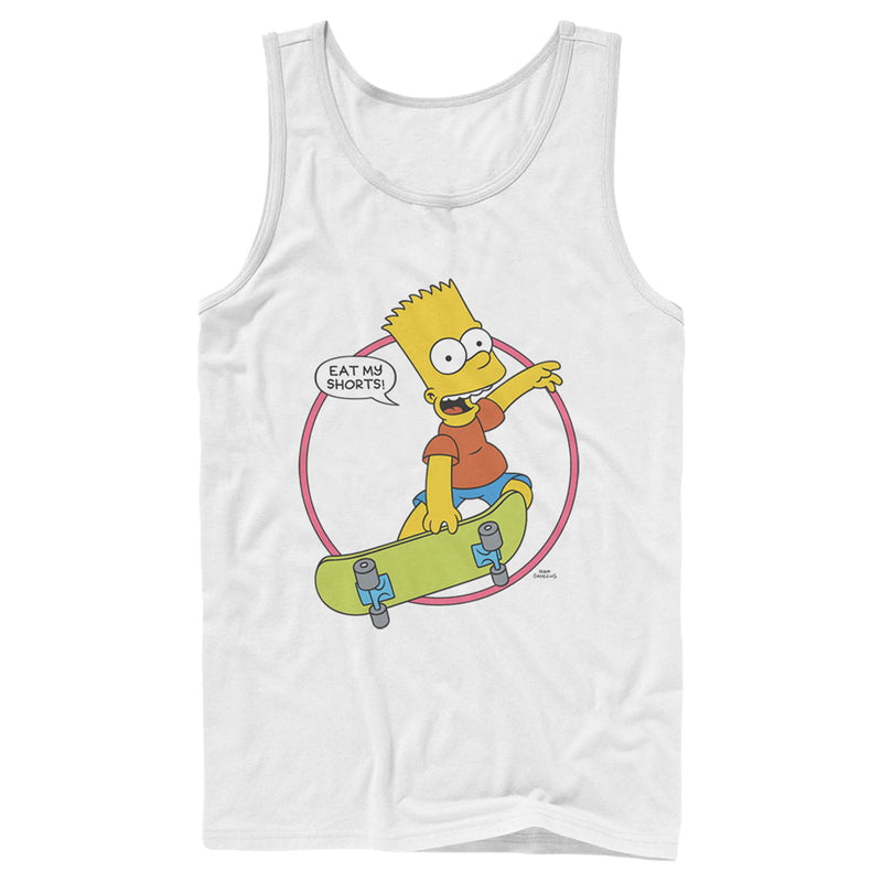 Men's The Simpsons Eat My Shorts Tank Top