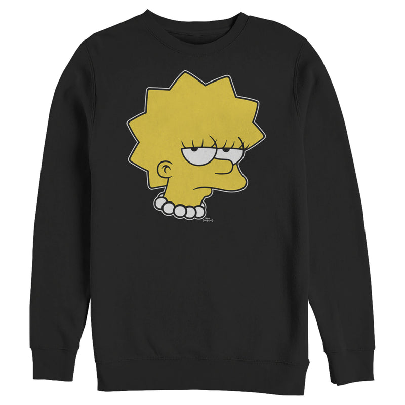 Men's The Simpsons Unamused Lisa Sweatshirt