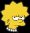 Men's The Simpsons Unamused Lisa Pull Over Hoodie