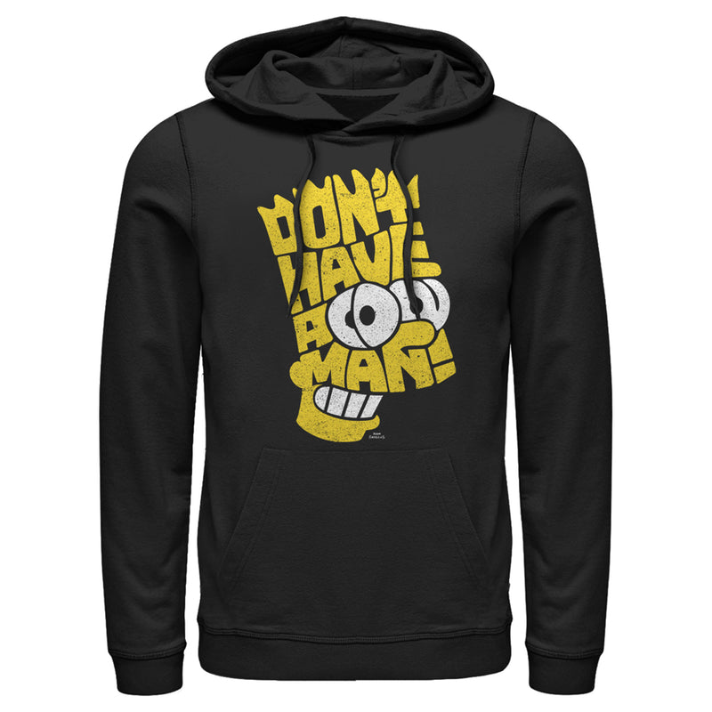 Men's The Simpsons Don’t Have a Cow Pull Over Hoodie