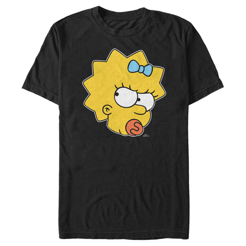 Men's The Simpsons Glaring Maggie T-Shirt