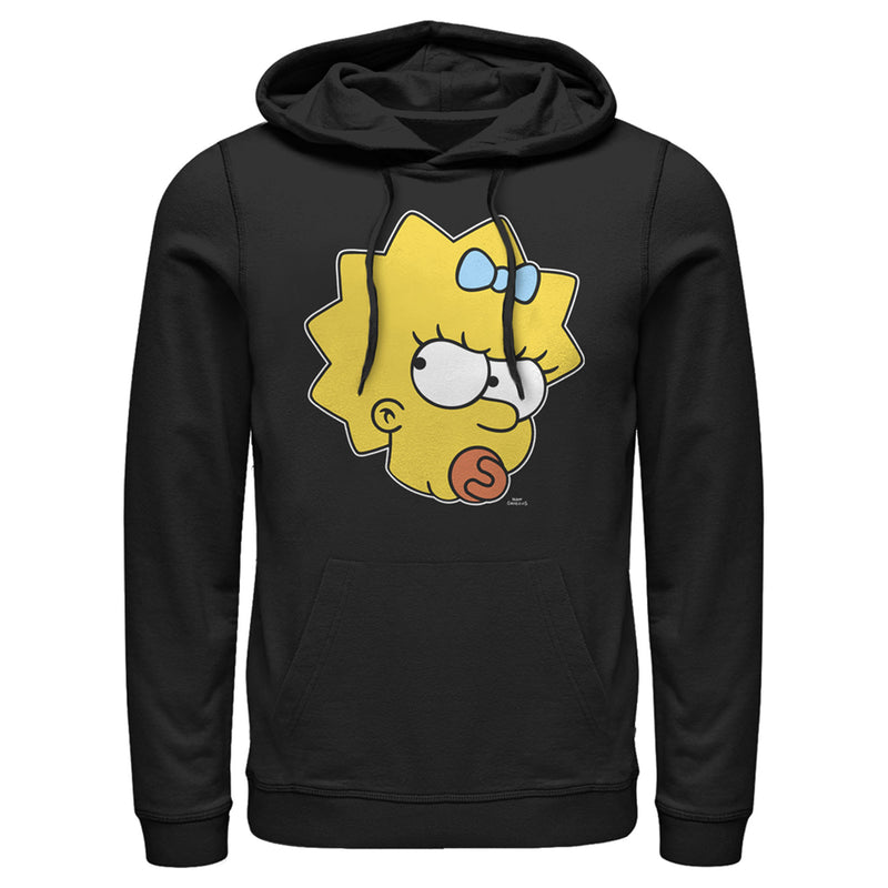 Men's The Simpsons Glaring Lisa Pull Over Hoodie