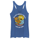 Women's The Simpsons Ralph and His Cat Racerback Tank Top