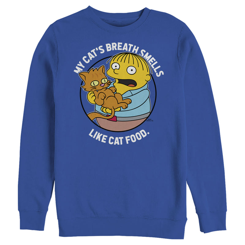 Men's The Simpsons Ralph and His Cat Sweatshirt