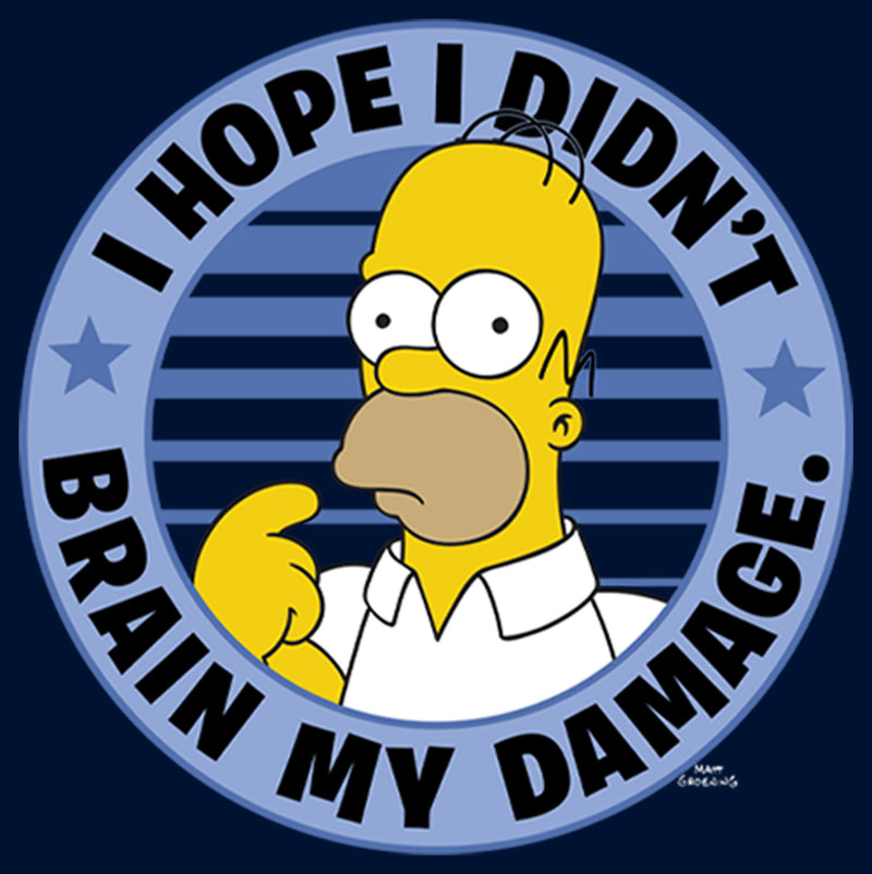 Men's The Simpsons Brain My Damage Sweatshirt