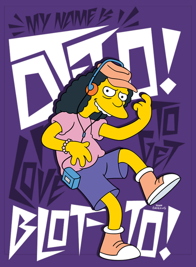 Men's The Simpsons My Name is Otto I Love to Get Blotto T-Shirt