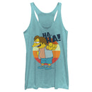 Women's The Simpsons Nelson Laugh Racerback Tank Top