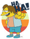 Men's The Simpsons Nelson Laugh Long Sleeve Shirt
