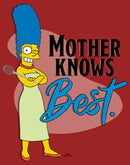 Women's The Simpsons Marge Mother Knows Best T-Shirt