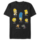 Men's The Simpsons Family Faces T-Shirt