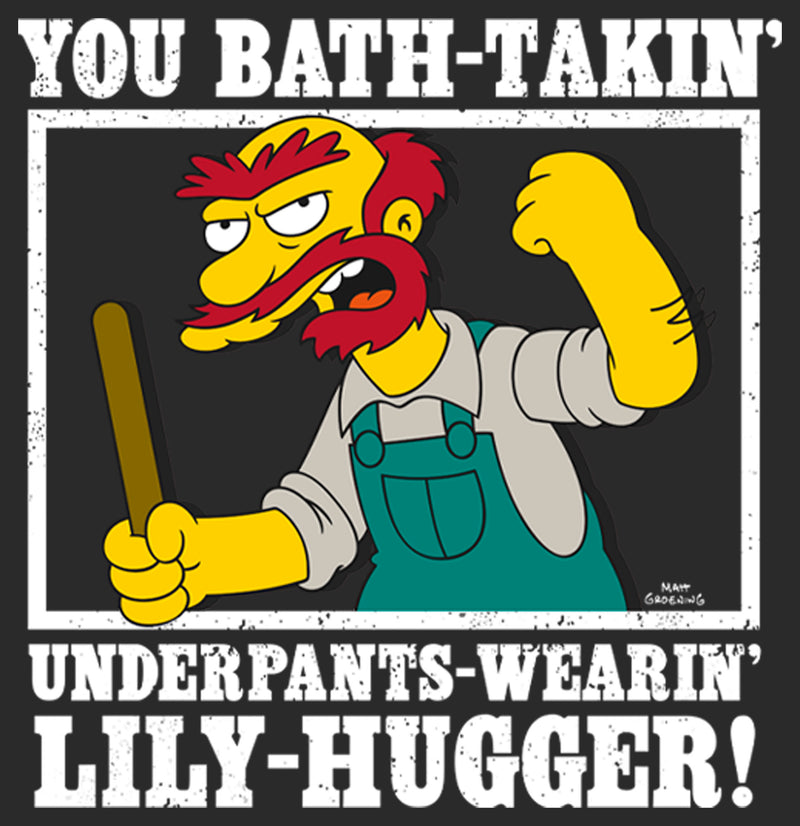 Men's The Simpsons Groundskeeper Willie Quote T-Shirt