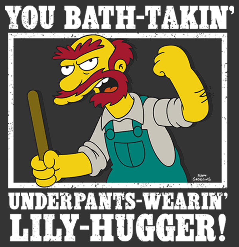 Men's The Simpsons Groundskeeper Willie Quote Sweatshirt